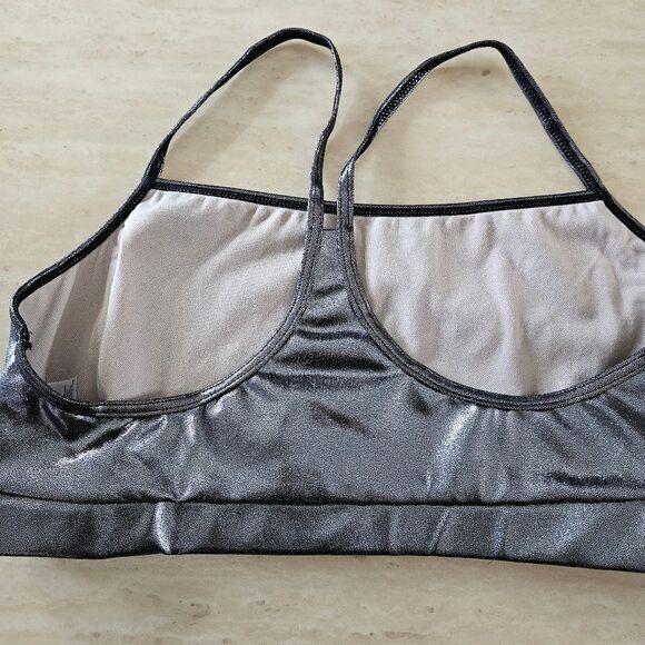 Weissman Balera silver dance top NWOT - Picture 3 of 5
